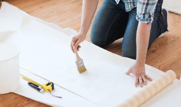 Поклейка шпалер